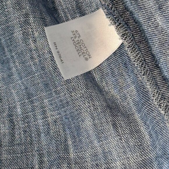 J.Jill Denim Women's Ombre Button-Down Shirt size Small - Picture 7 of 10